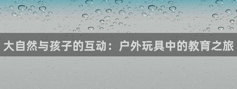 凯捷体育集团E.ON：大自然与孩子的互动：户外玩具中
