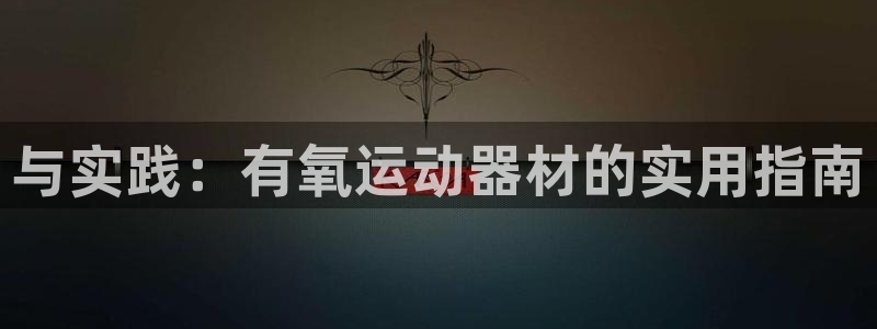 凯捷体育是干嘛的公司：与实践：有氧运动器材的实用指南