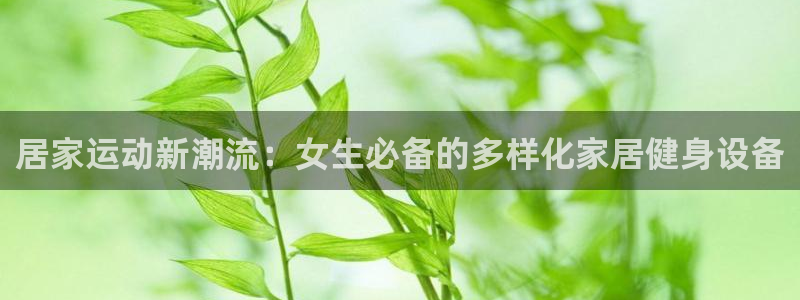 凯捷体育新能源：居家运动新潮流：女生必备的多样化家居健身设备