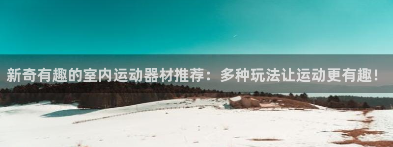 凯捷体育集团E.ON：新奇有趣的室内运动器材推荐：多