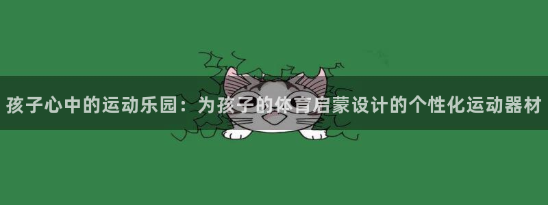 德国凯捷体育集团：孩子心中的运动乐园：为孩子的体育启蒙设计的